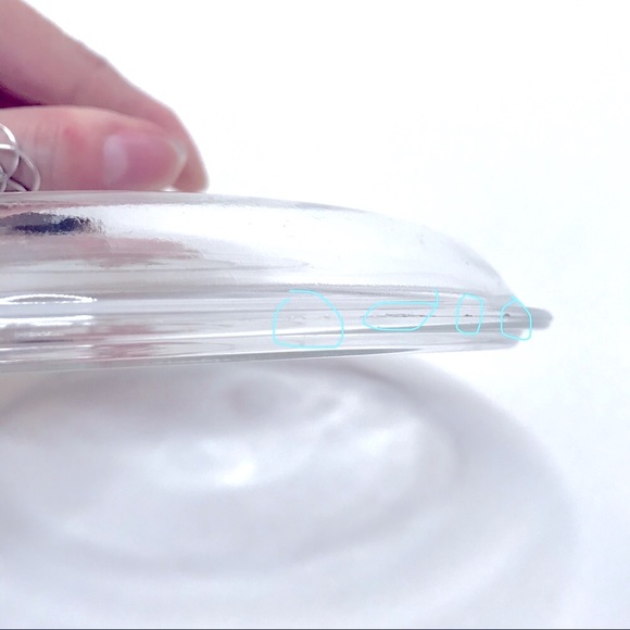 Pyrex round clear glass replacement lid 623-C B-15 8” - Picture 5 of 8